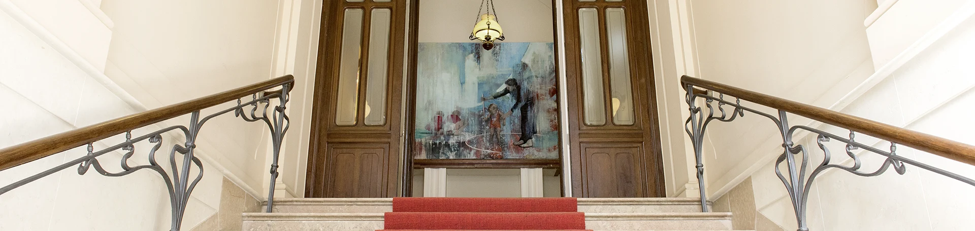 Eingangsbereich des Ambulanten Rehazentrums St. Elisabeth Leipzig