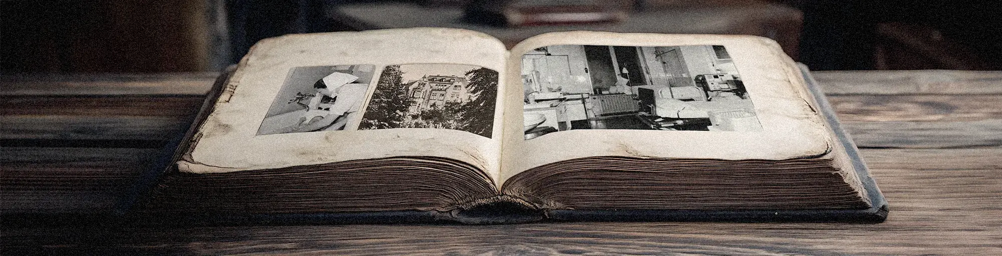 Fotoalbum historischer Bilder des Hauses